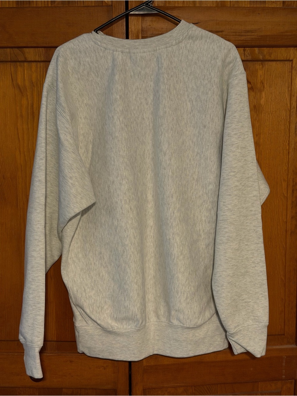 Oversized Heather Gray & White Nantucket Crewneck - Picture 2 of 8